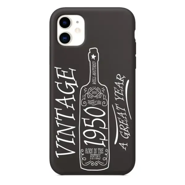 Vintage 1950 iPhone Case, Vintage 1950 A Great Year iPhone 15 Phone Case