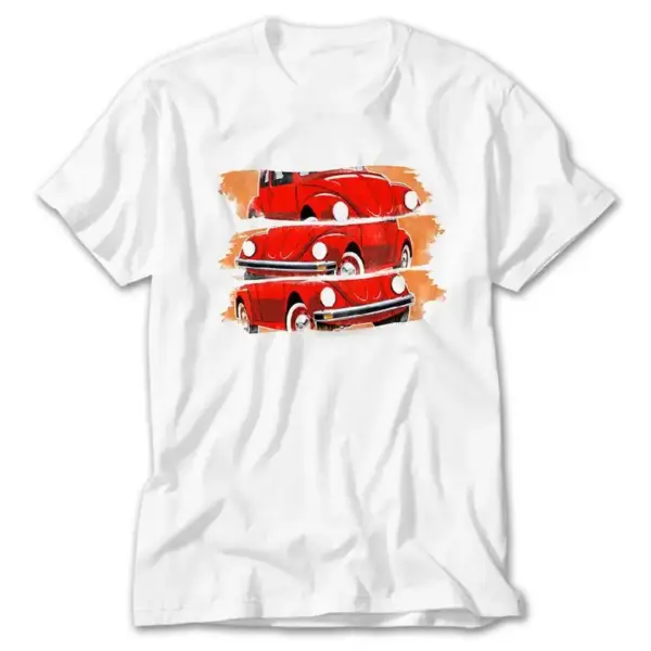 Volkswagen The Beetle, White T-Shirt