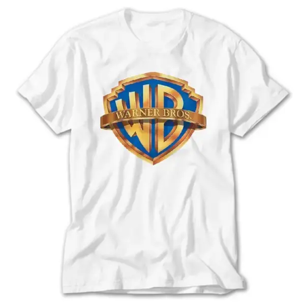 Warner Bros. Logo, White T-Shirt