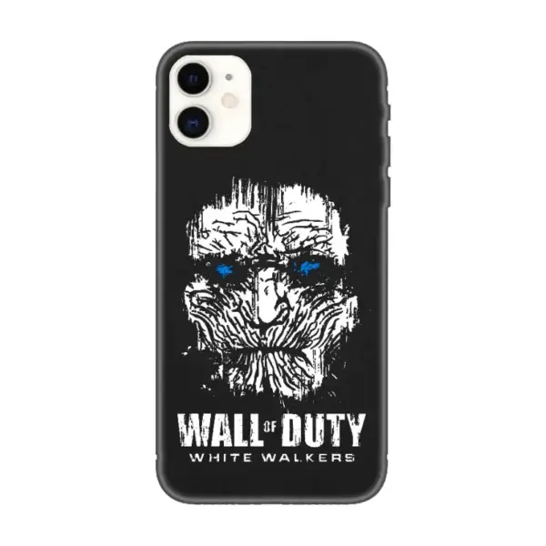 White Walkers iPhone Case, White Walkers Wall of Duty iPhone 15 Phone Case