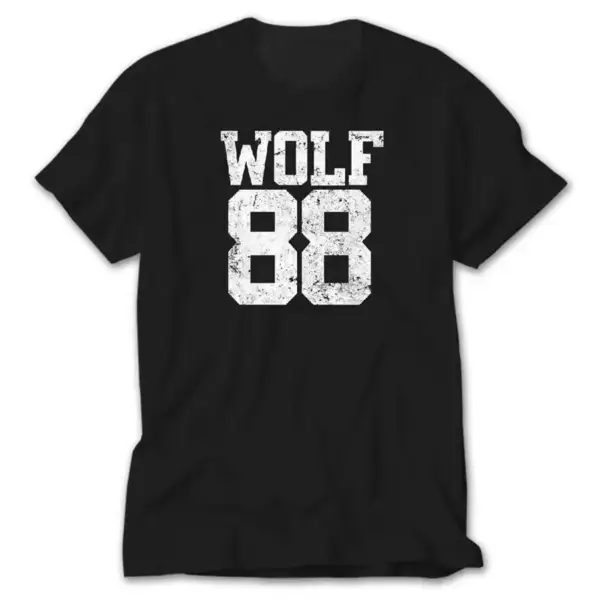 Wolf 88, Black T-Shirt
