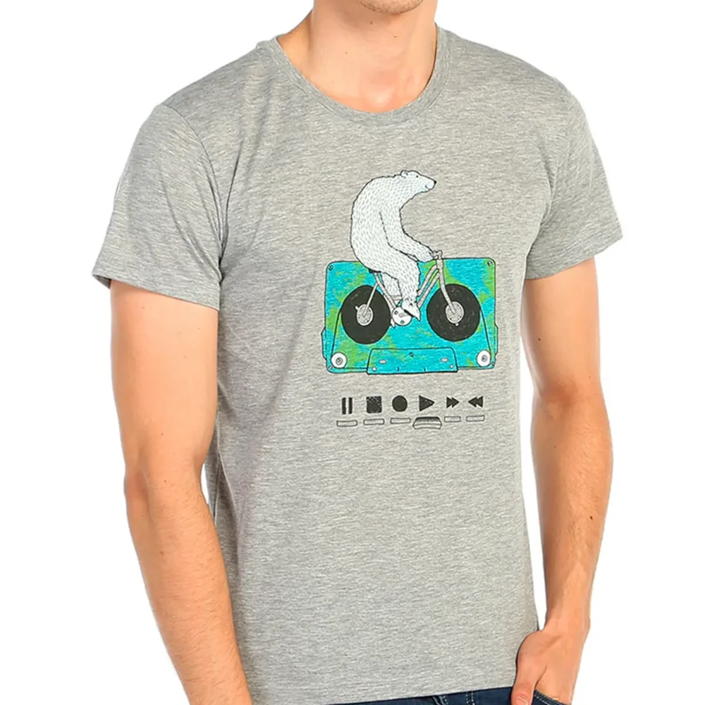 Work Hard Play Hard Men's Gray T-Shirt