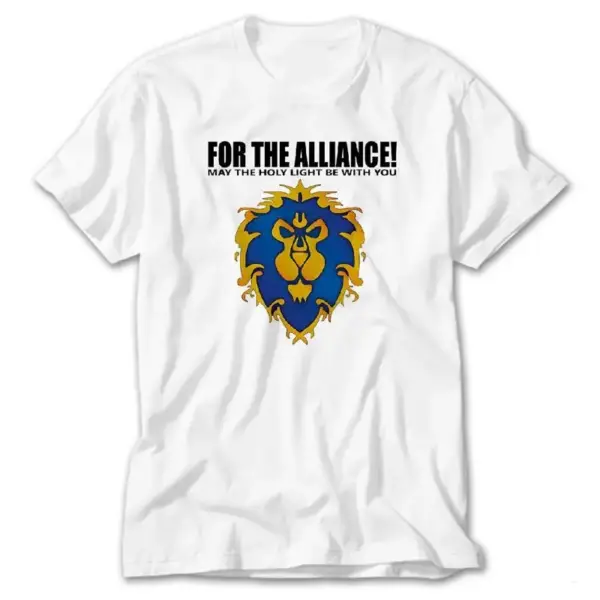 World of Warcraft Alliance, White T-Shirt