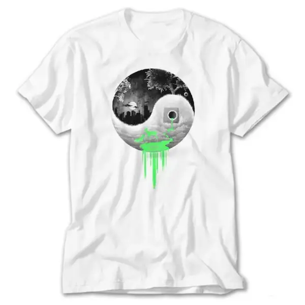 Ying Yang, White T-Shirt