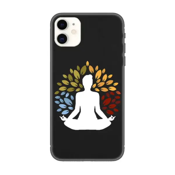 Yoga iPhone Case, Yoga Fitness iPhone 15 Phone Case