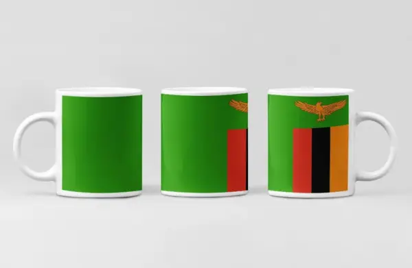 Zambia Flag Coffee Mug, Zambia Country National Flag Mug