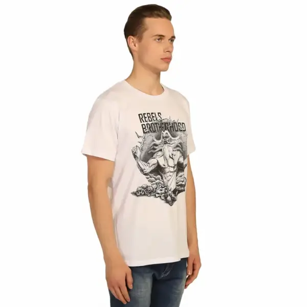 Zeus Men's White T-Shirt - Image 3