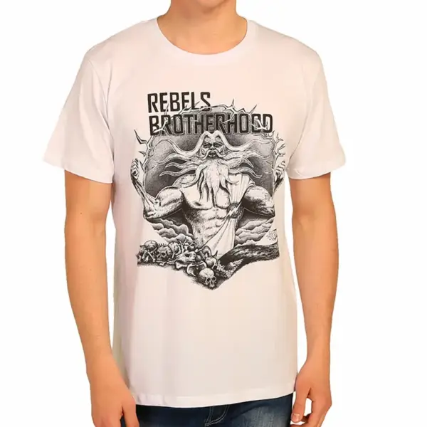 Zeus Men's White T-Shirt