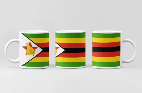 Zimbabwe Flag Coffee Mug, Zimbabwe Country National Flag Mug