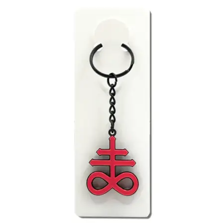 Leviathan Cross Keychain, Satan's Cross Keychain